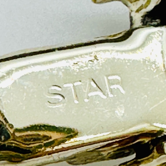 Vintage Topaz Rhinestone Bracelet & Earrings - Picture 6 of 16